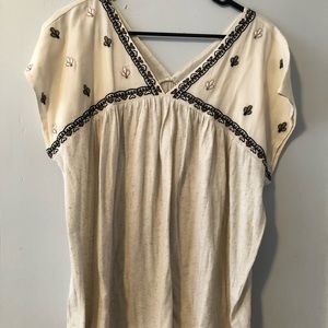 Lucky brand boho blouse